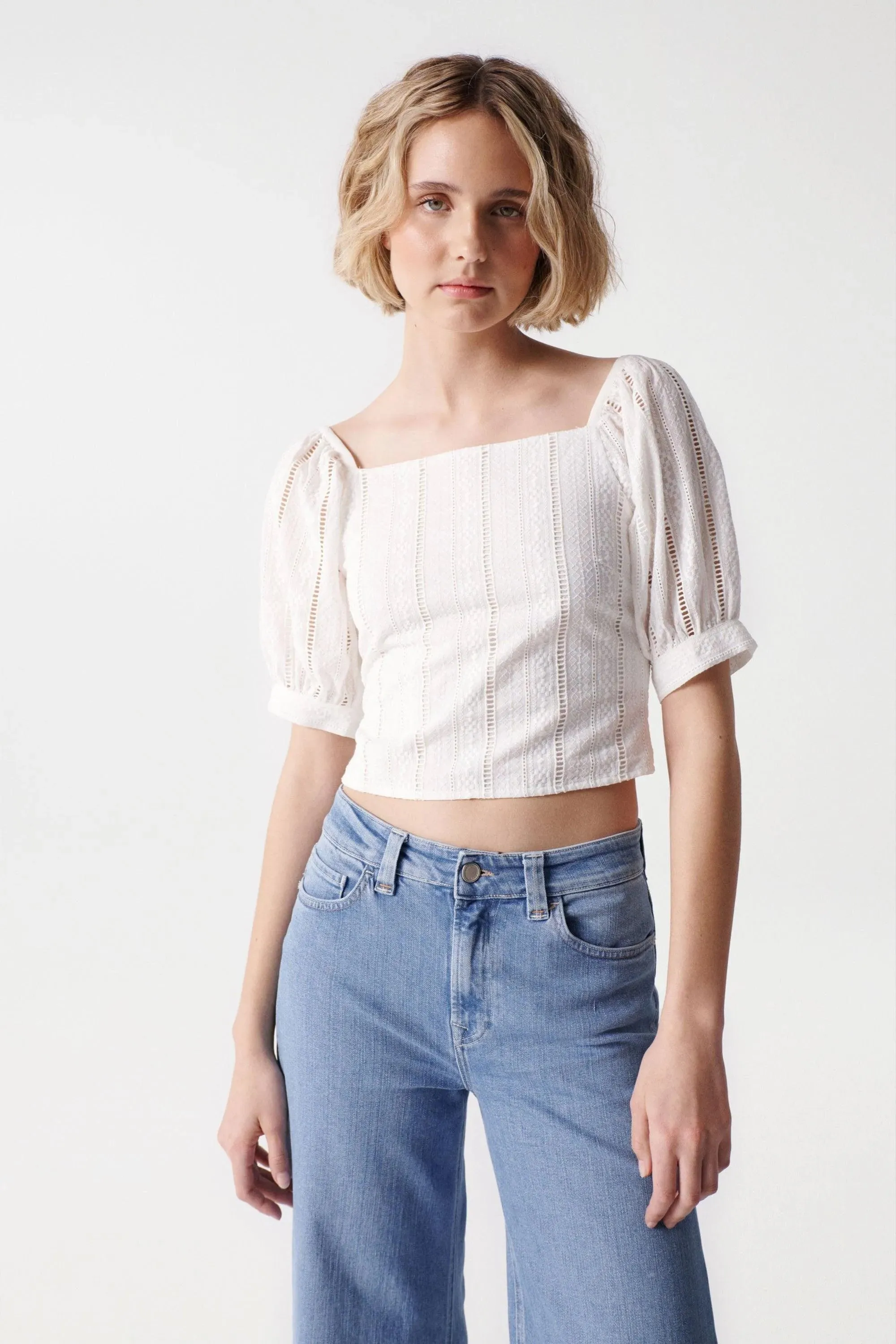 Blusa Salsa Jeans de Mujer con Bordado