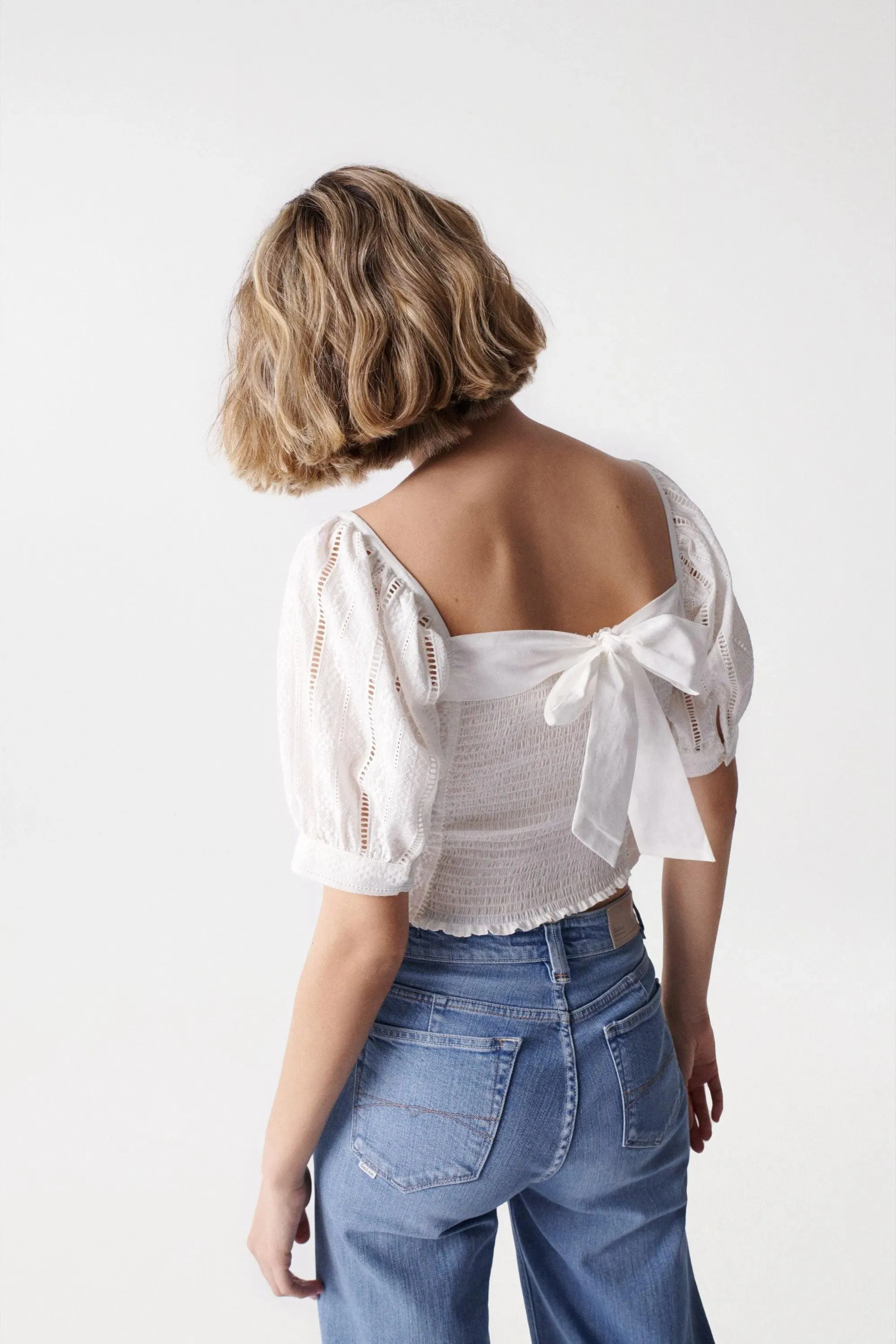 Blusa Salsa Jeans de Mujer con Bordado