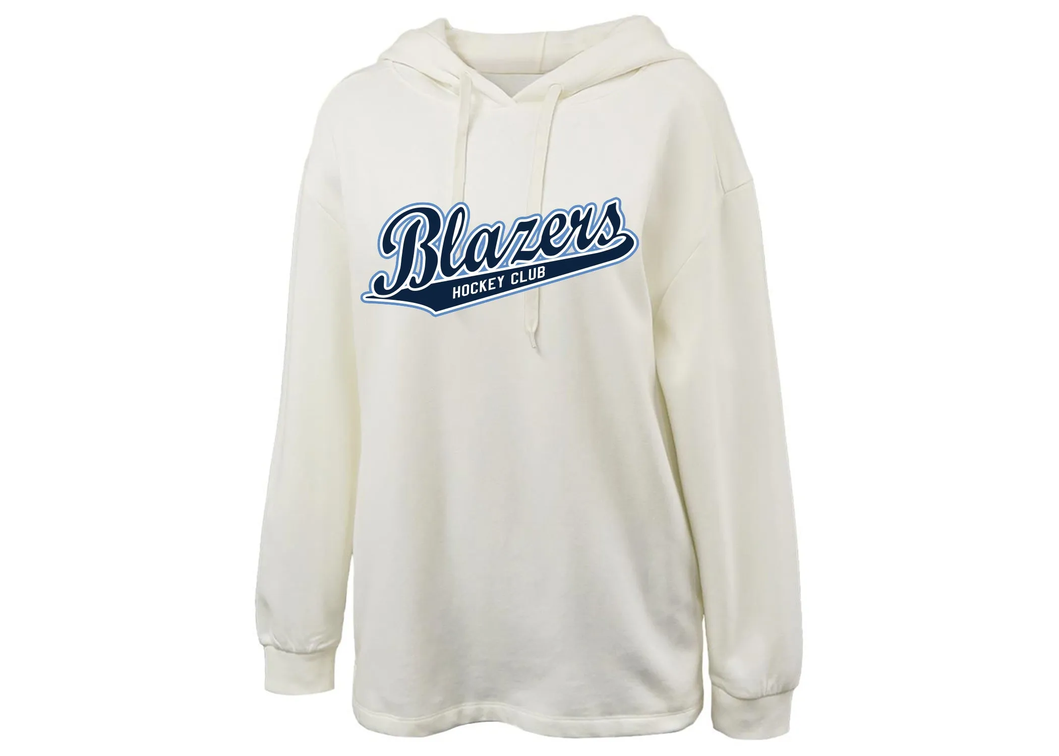 Boch Blazers Pennant White Womans Hoodie