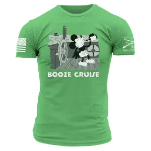 Booze Cruise T-Shirt - Kelly Green