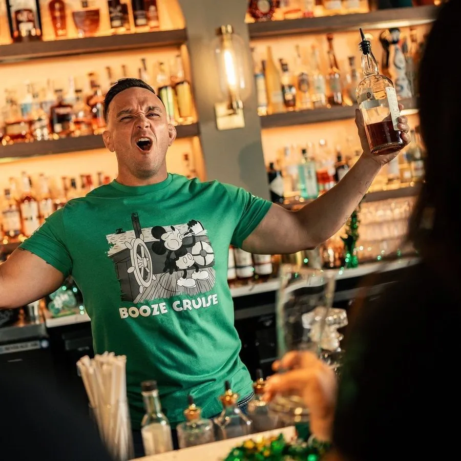 Booze Cruise T-Shirt - Kelly Green