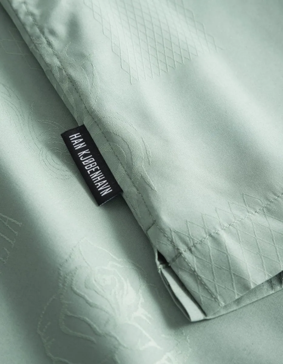 Boxy Shirt Long Sleeve  - Dusty Green