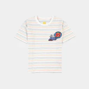 Boys Yarn Dyed T-Shirt H/S Fast Or Last-Multi