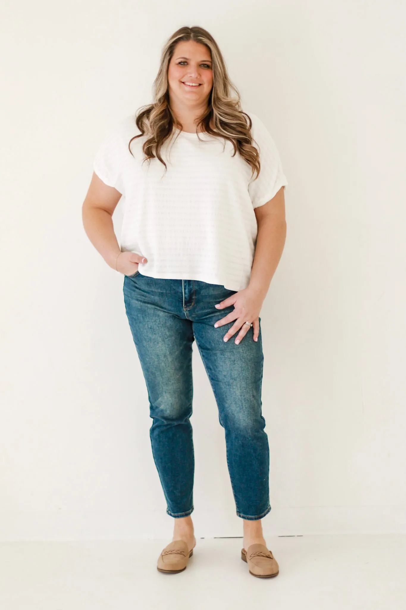 Break It Down Judy Blue Slim Fit Jeans in Dark Wash