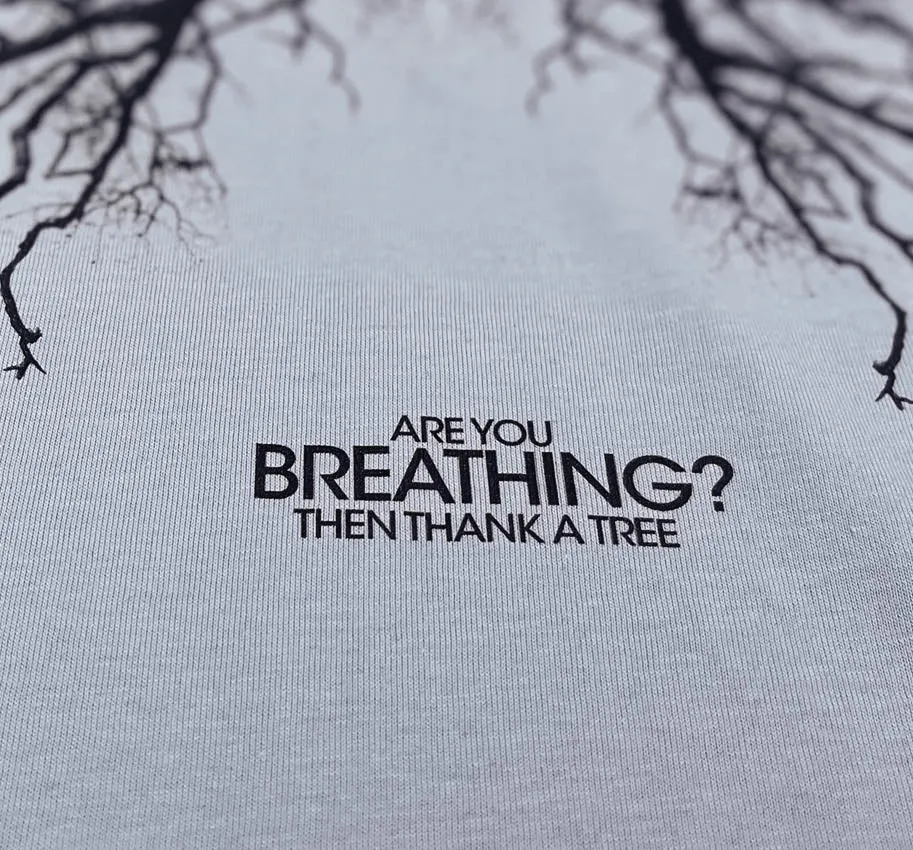 Breathing Mens T Powder Grey