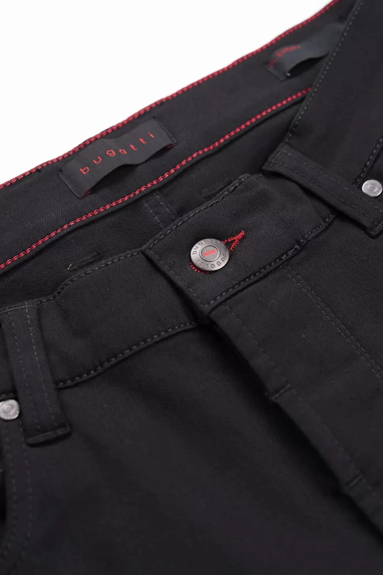 Bugatti Flexcity Stretch Black Jeans
