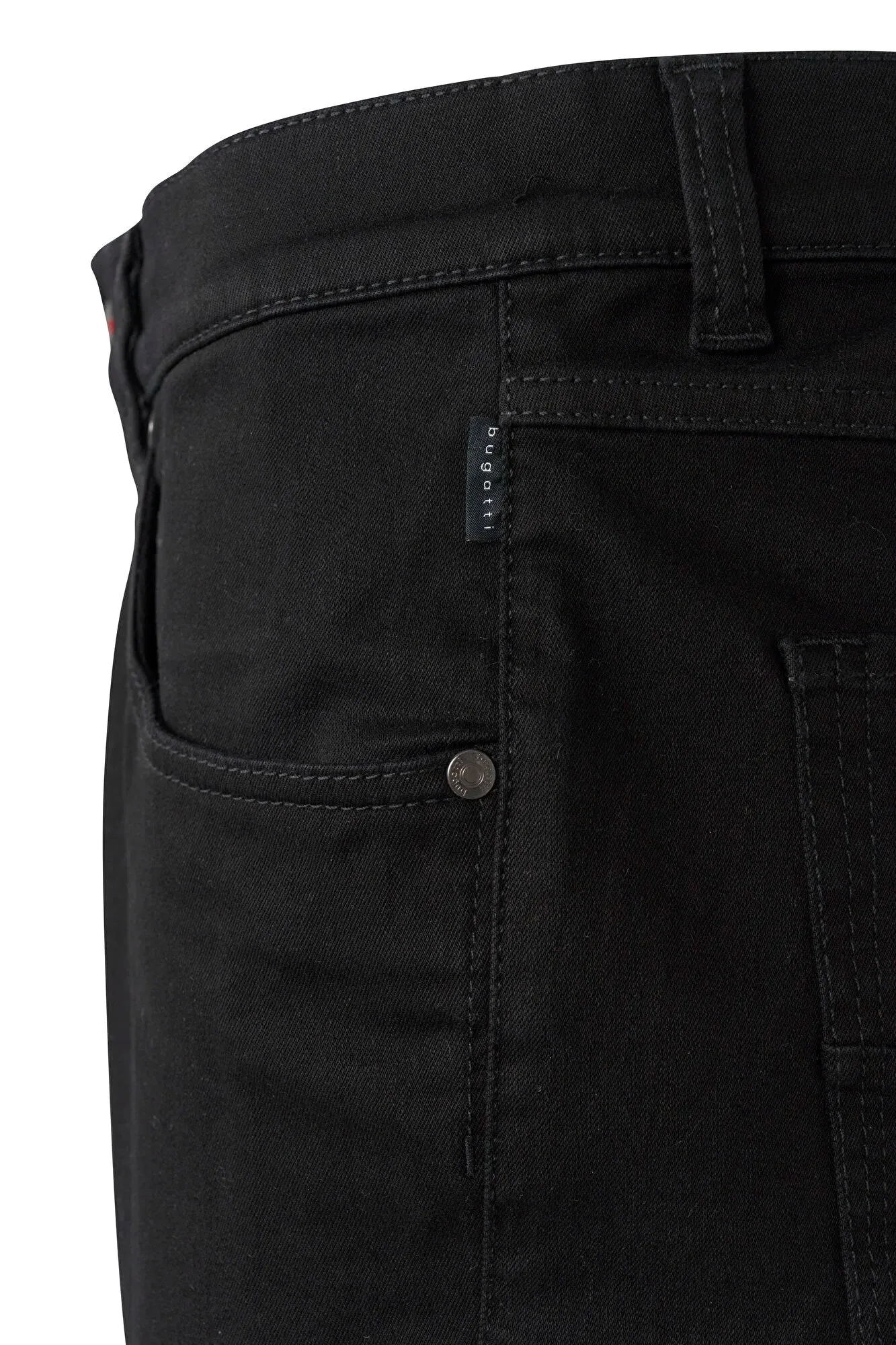 Bugatti Flexcity Stretch Black Jeans