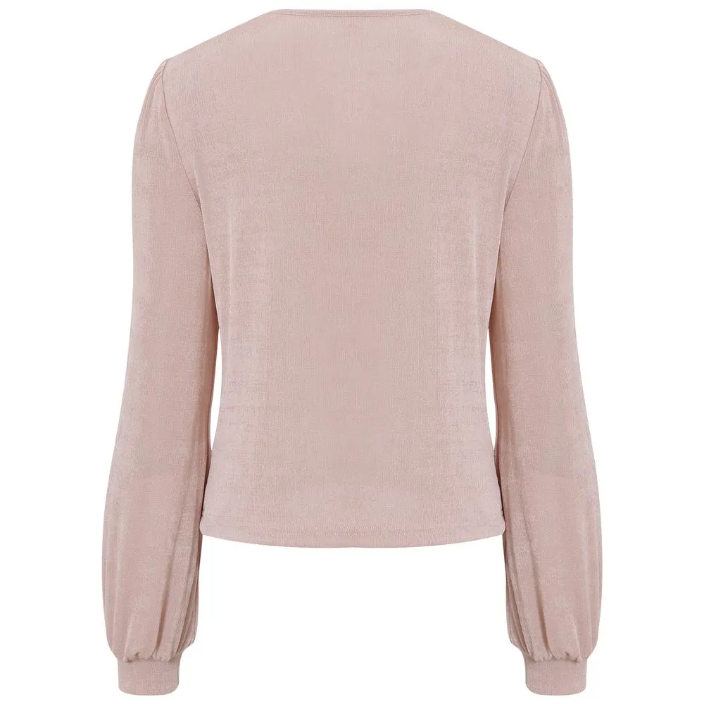 Button Down Long Sleeve V-Neck Soft Knit Cardigan