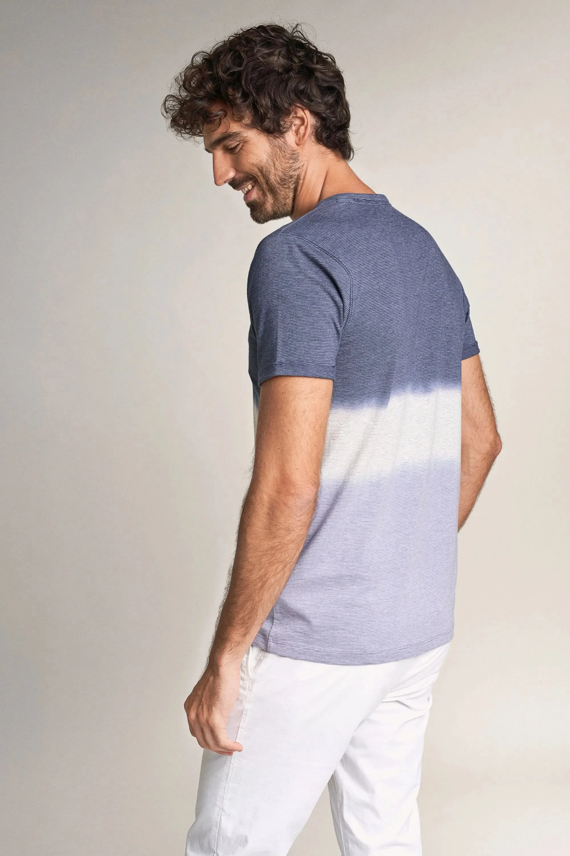 Camiseta De Algodón Degradé