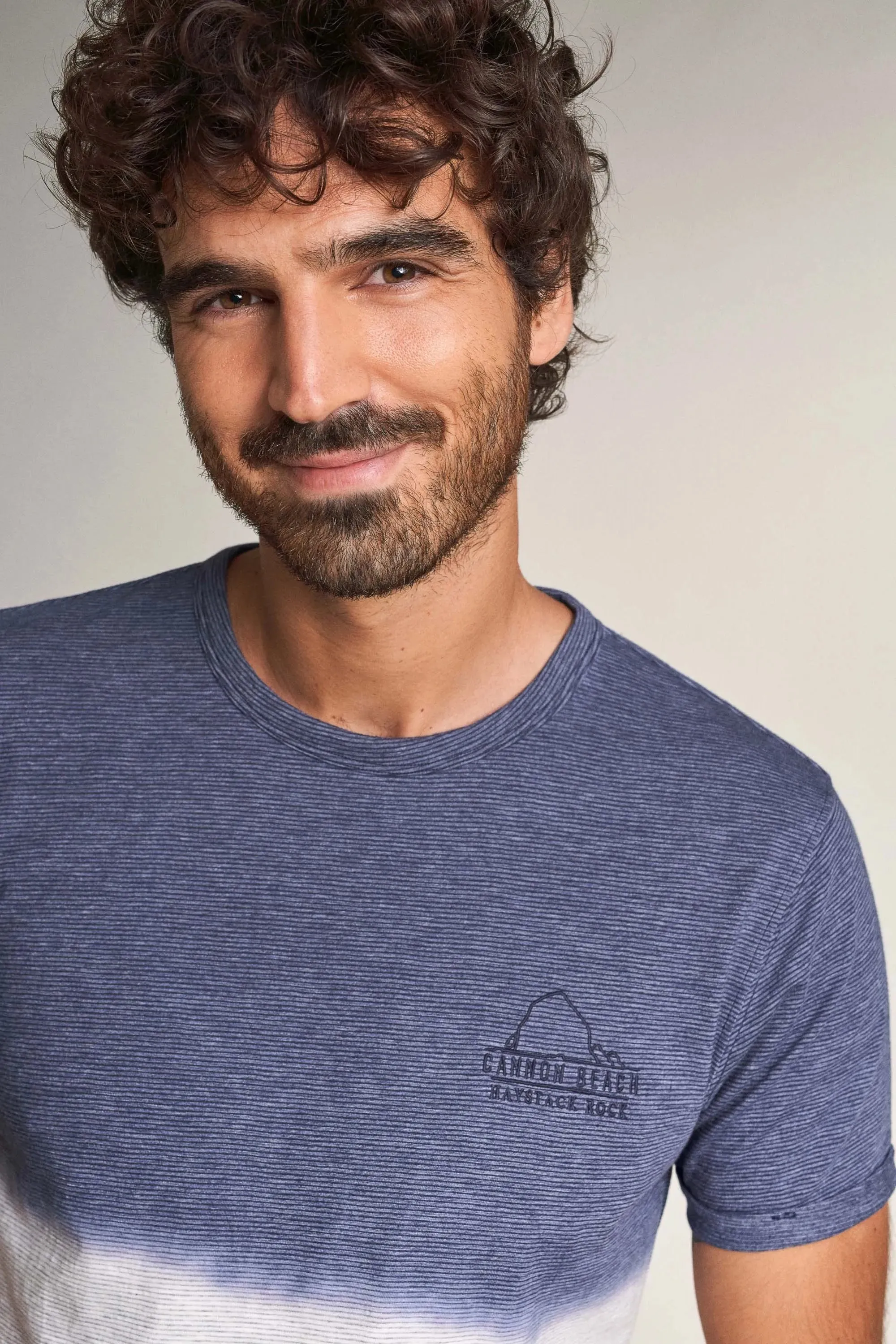Camiseta De Algodón Degradé