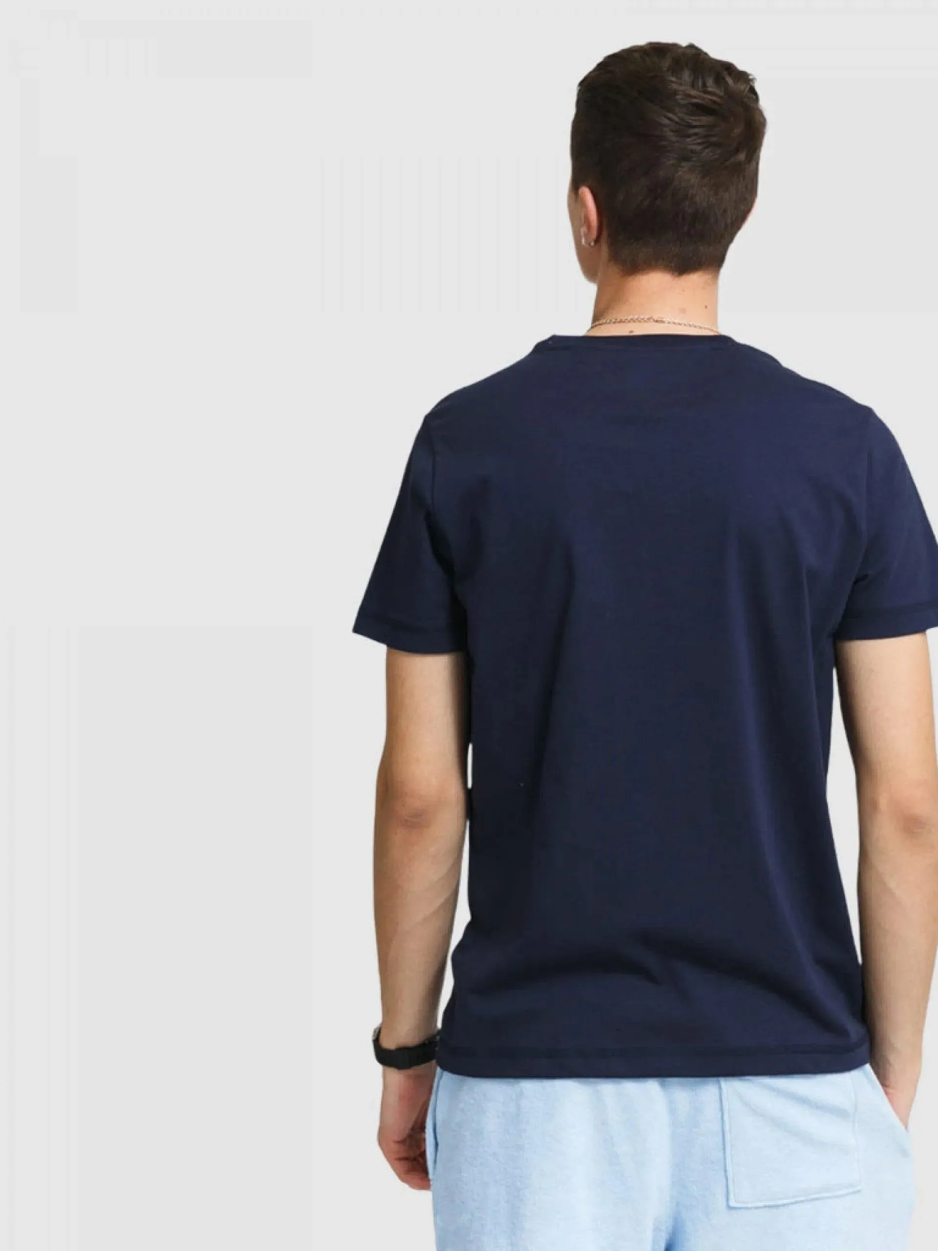Camiseta de algodón orgánico con logo