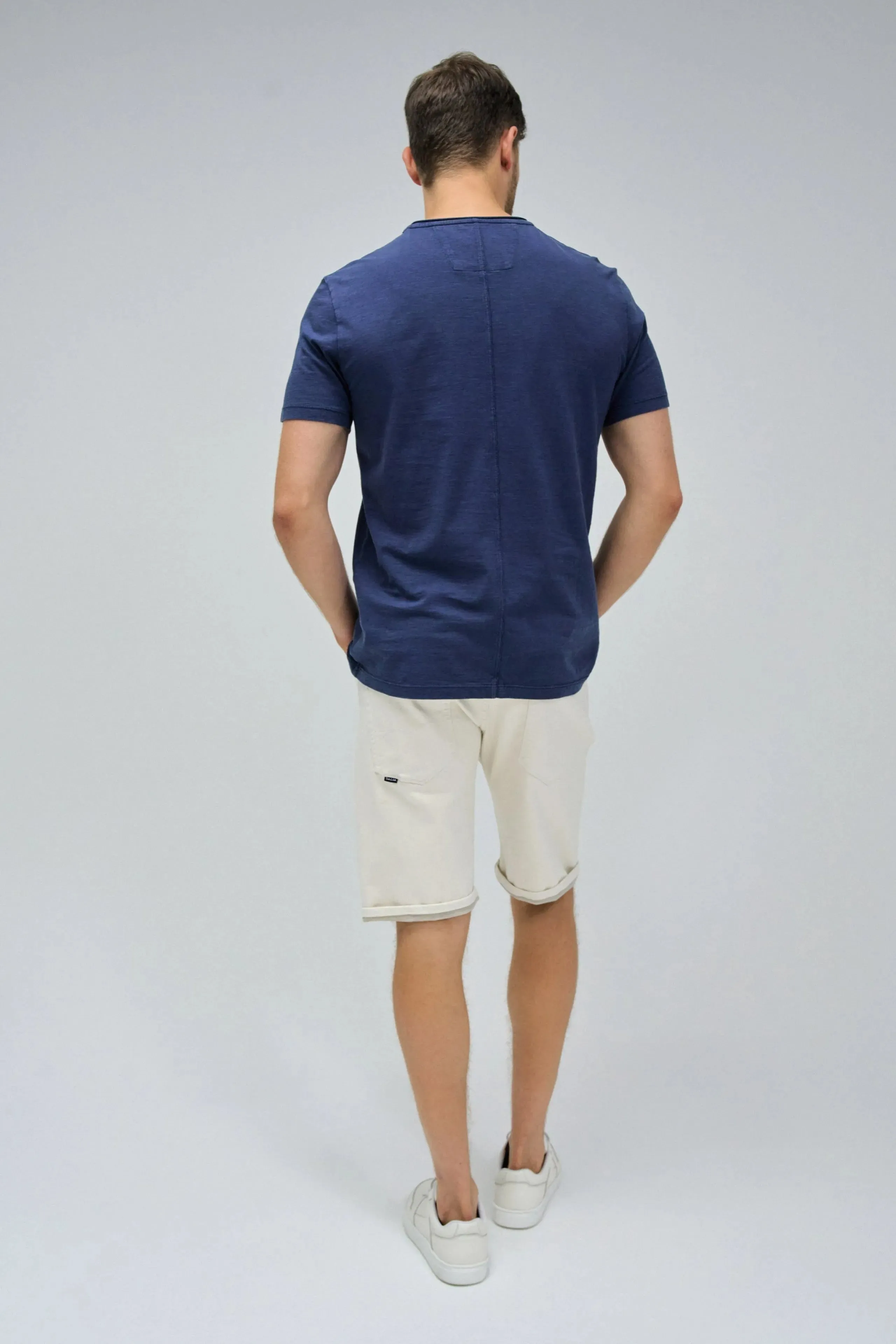 Camiseta SALSA Tintado y Logotipo Azul