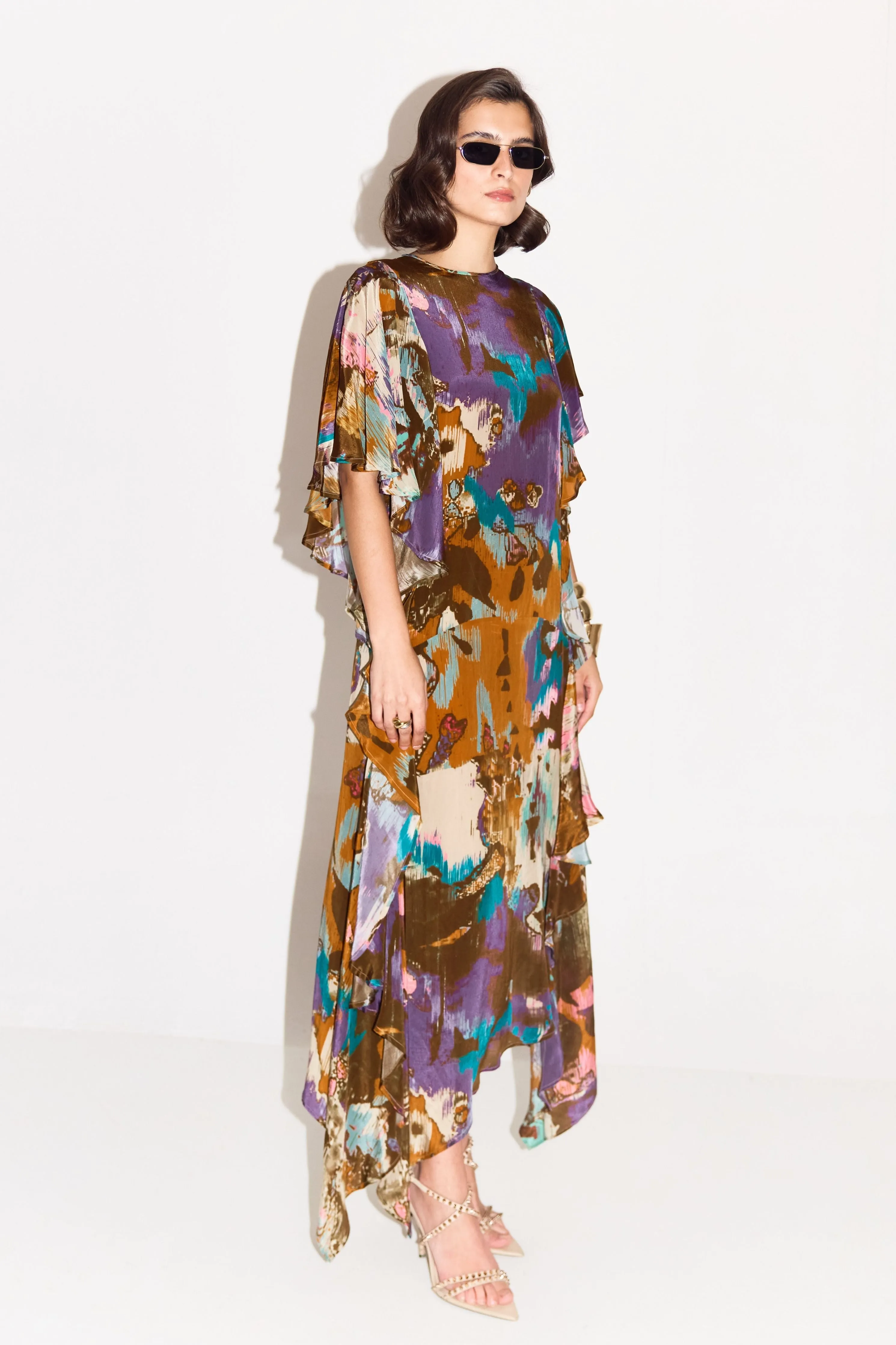 Carla Printed Boxy Dress