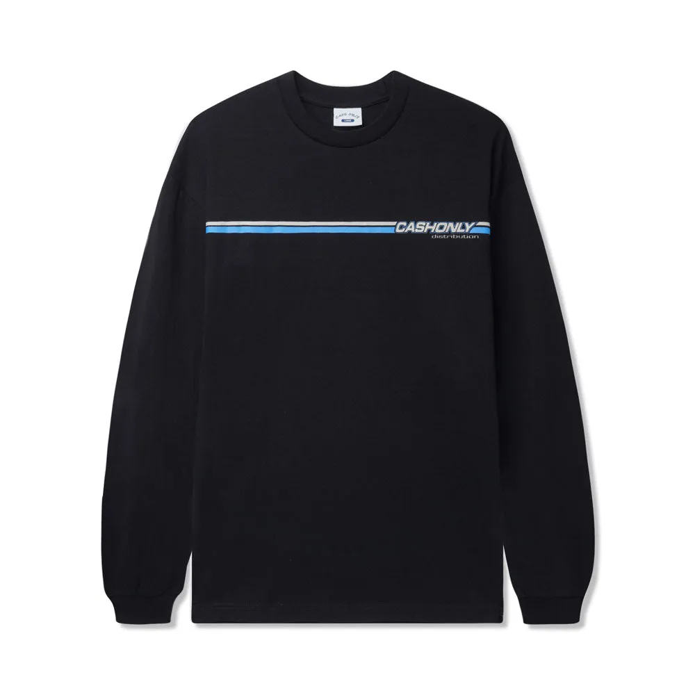 Cash Only 'Motion' Long Sleeve T-Shirt (Black)