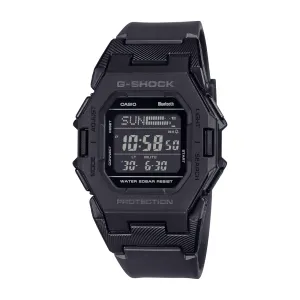 Casio G Shock Digital Square Bluetooth Steps Dual Time 200M Water Resistant Black Face And Resin Band GDB500-1D