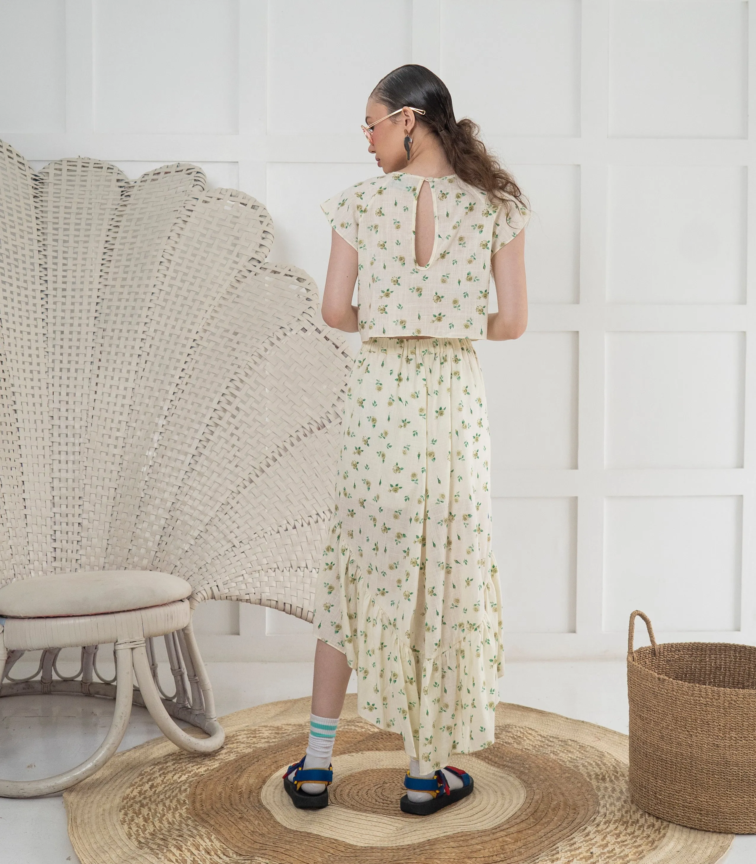 Casita Ailana Boxy Top and Mullet Skirt Set