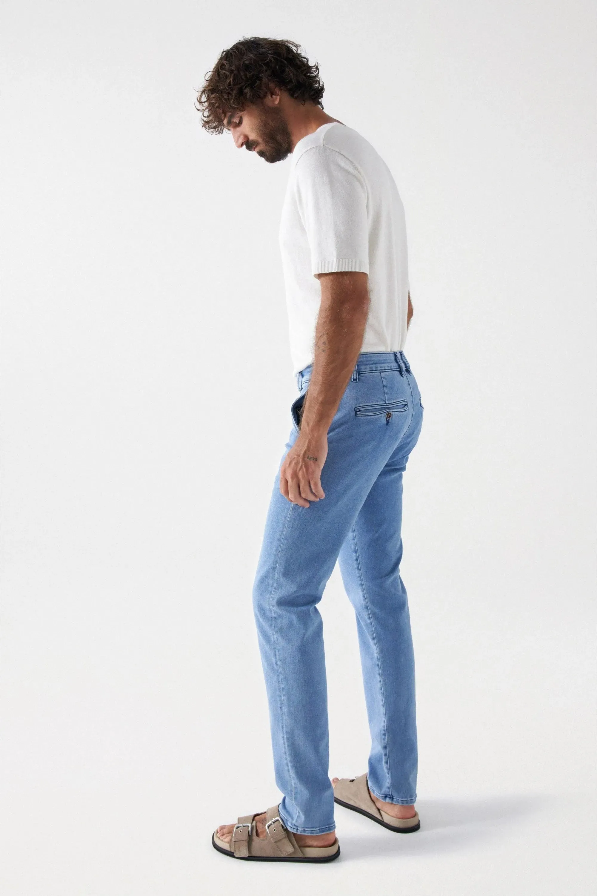 Chino Salsa Jeans S-Activ Slim Indigo Medium