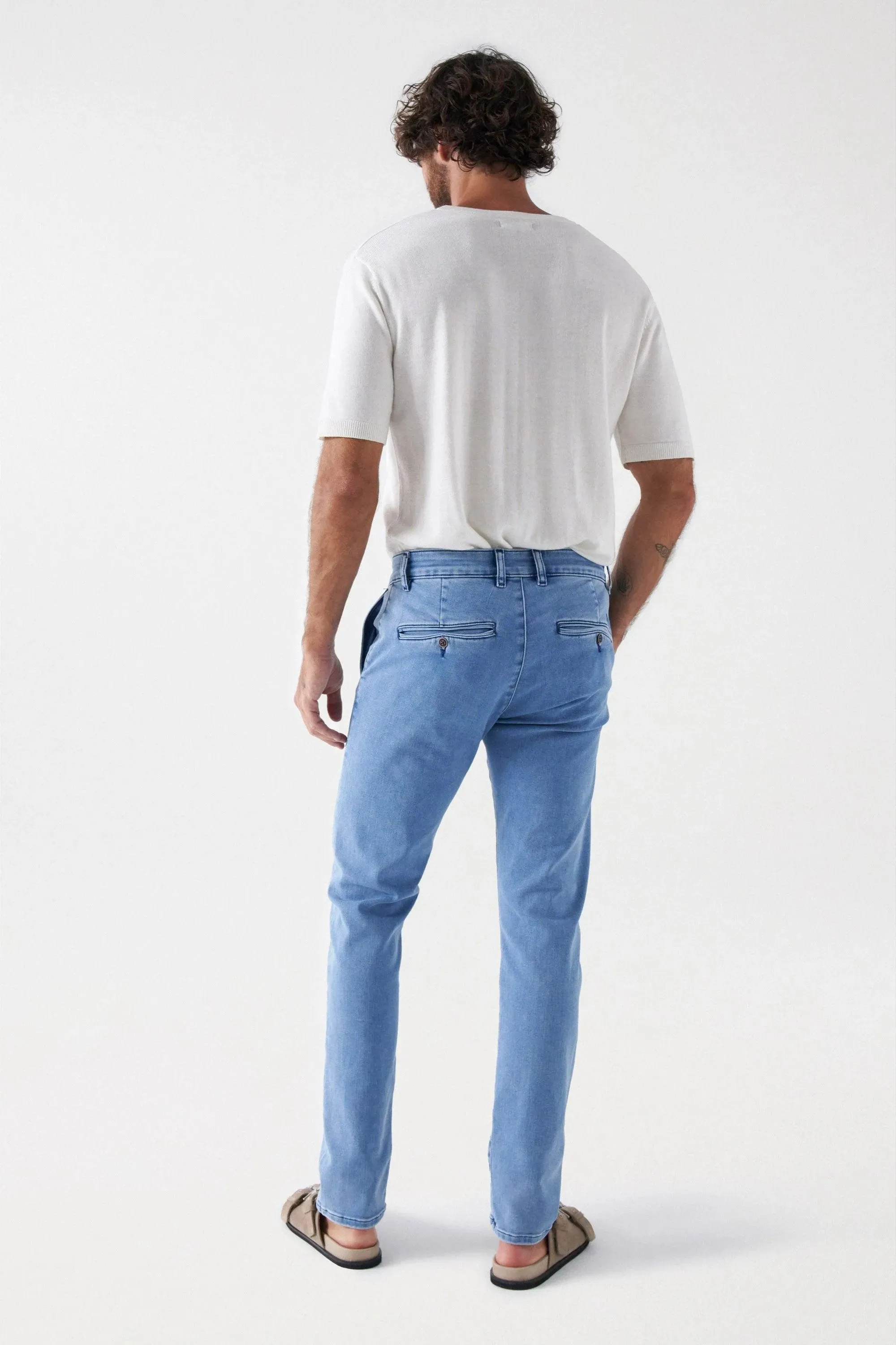 Chino Salsa Jeans S-Activ Slim Indigo Medium