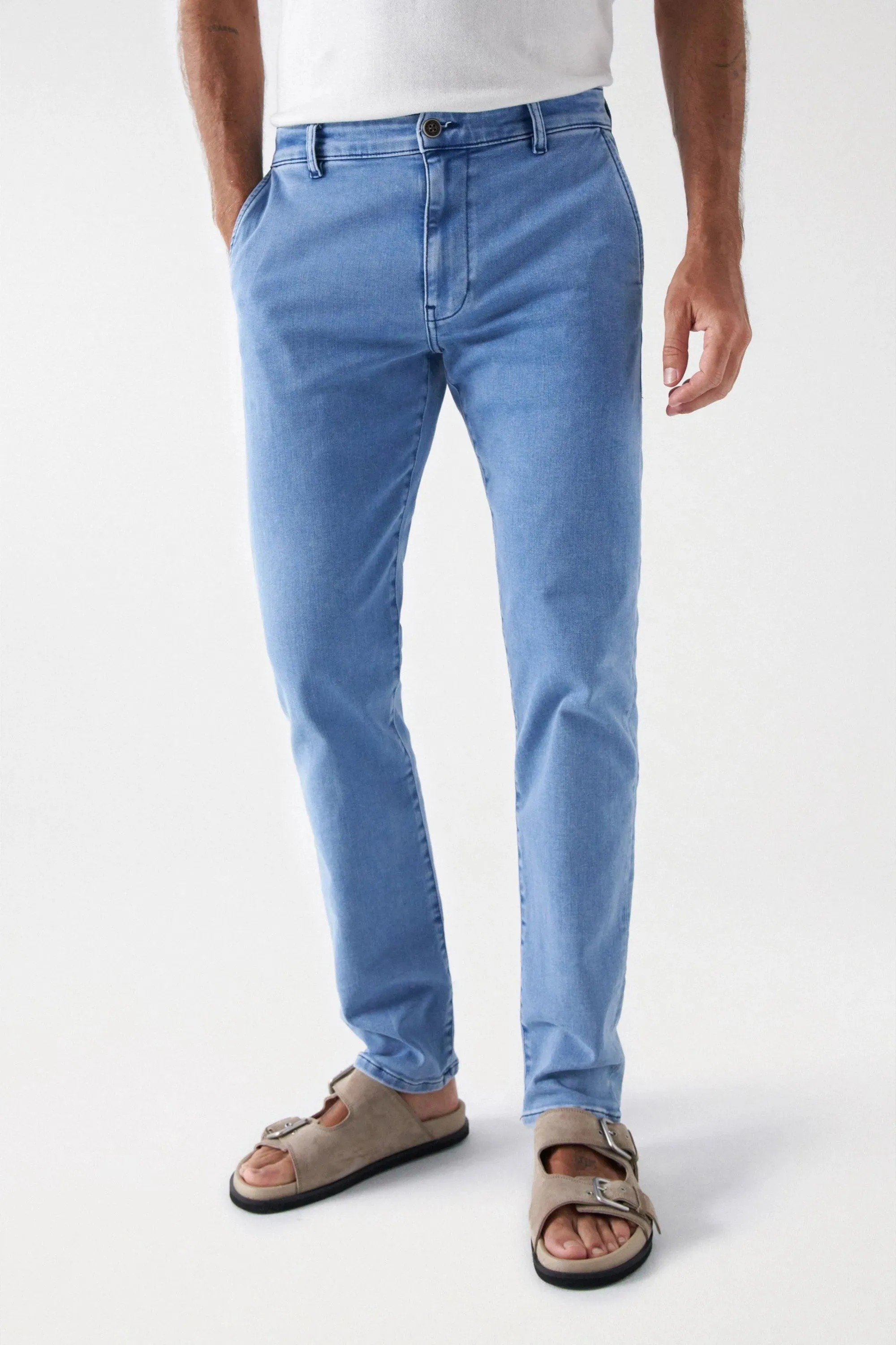 Chino Salsa Jeans S-Activ Slim Indigo Medium