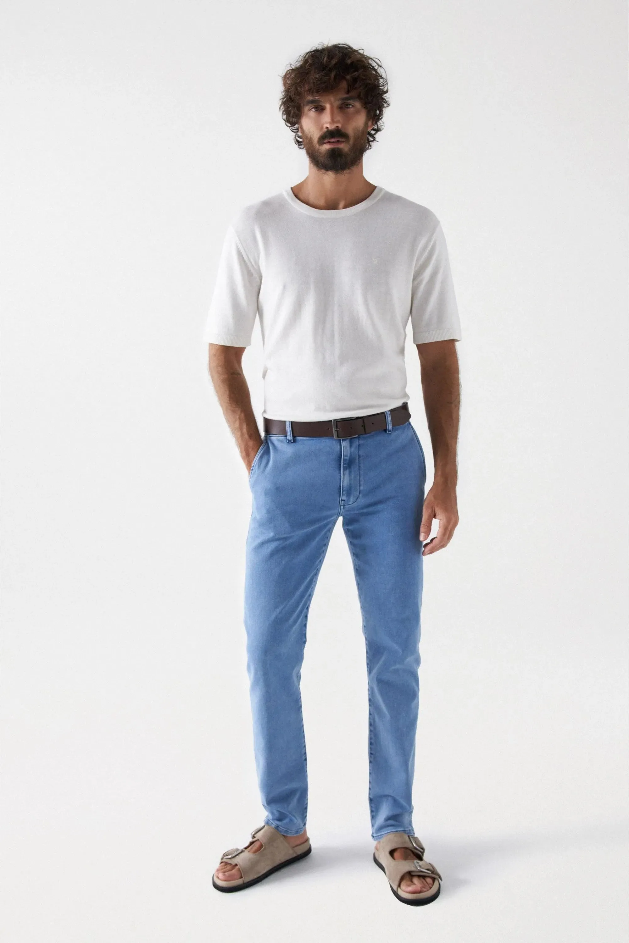 Chino Salsa Jeans S-Activ Slim Indigo Medium