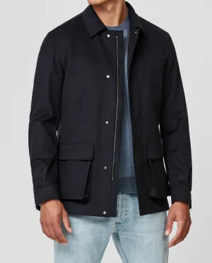Chori Navy Blue Soft Faux Velours Suede Lightweight