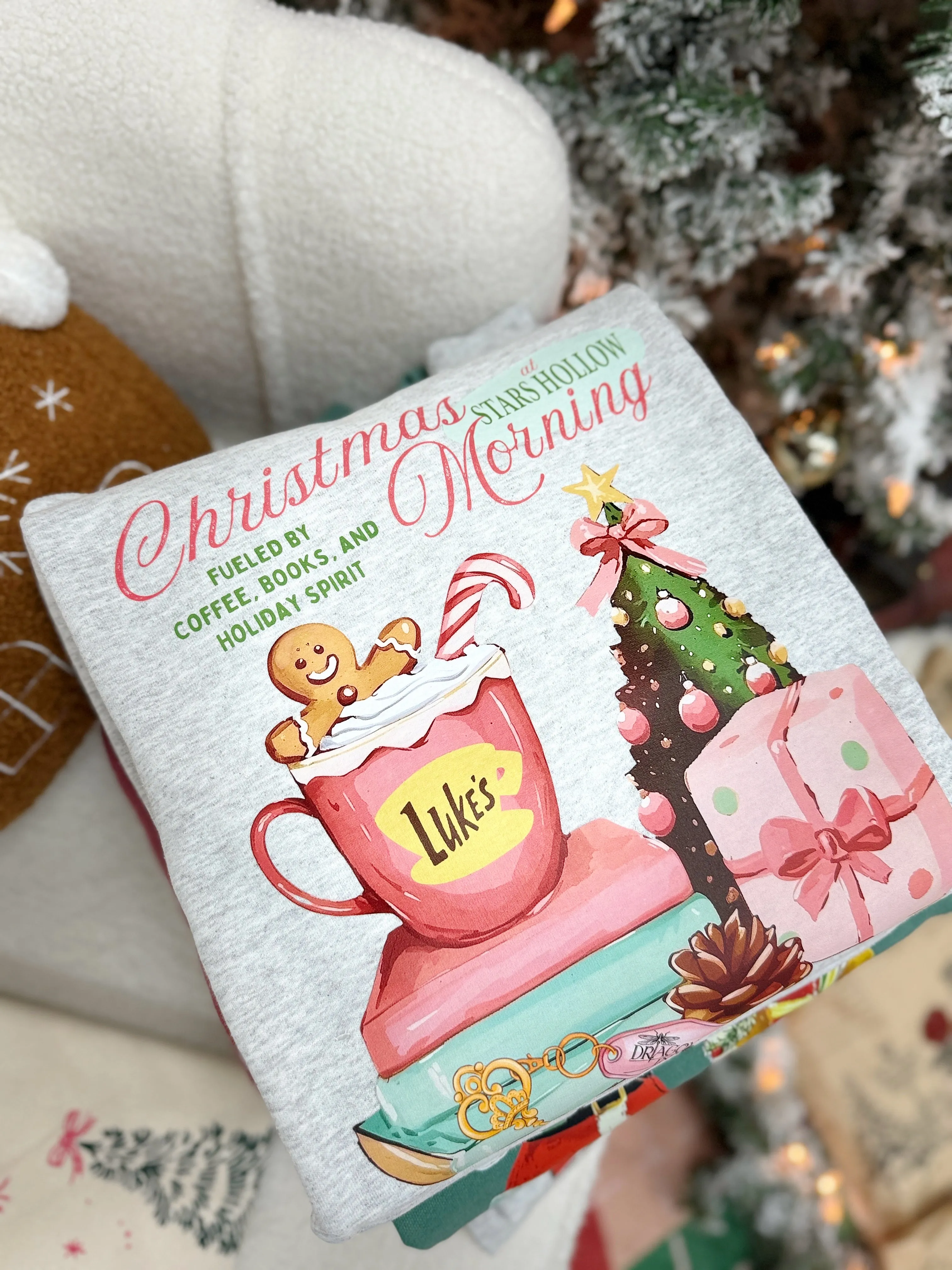 Christmas Morning At Stars Hollow Crewneck Sweatshirt