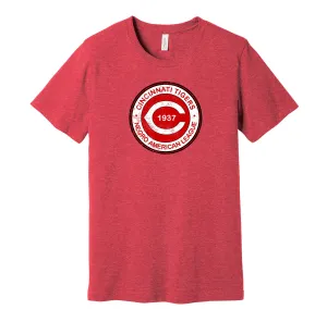 Cincinnati Tigers Distressed Logo Shirt - Defunct Negro Baseball Team - Celebrate Black Heritage and History - Hyper Than Hype