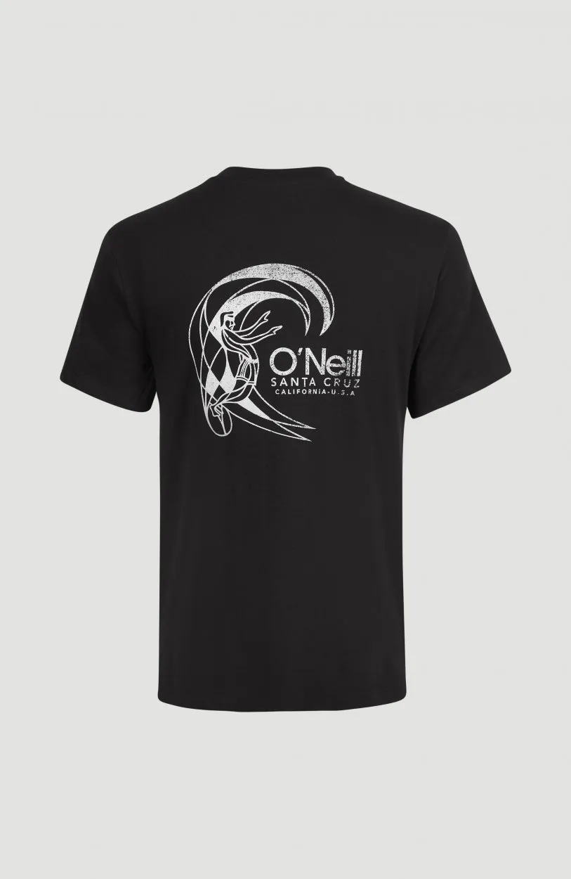 Circle Surfer T-Shirt | Black Out