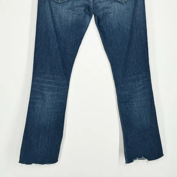 Citizens of Humanity Emannuelle Petite Slim Boot Cut Jeans Raw Hem Size 27