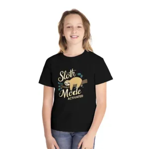 Classic Fit Tee for Active Kids in Sloth Mode Activated