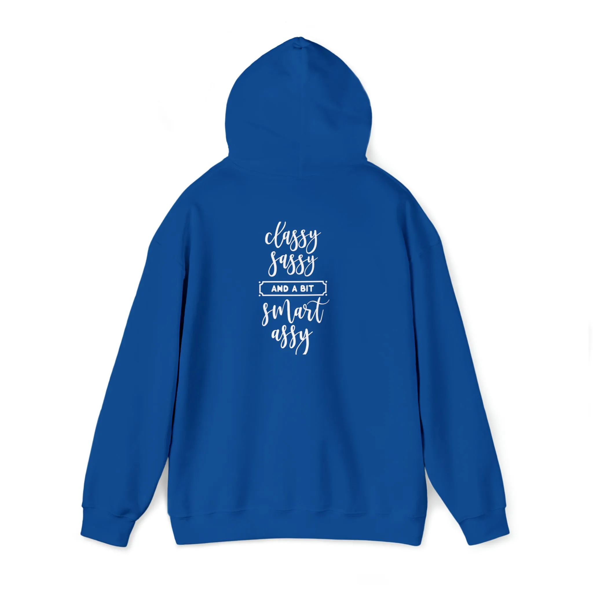 Classy Sassy and a bit smart Assy- Unisex Heavy Blend™ Hooded Sweatshirt