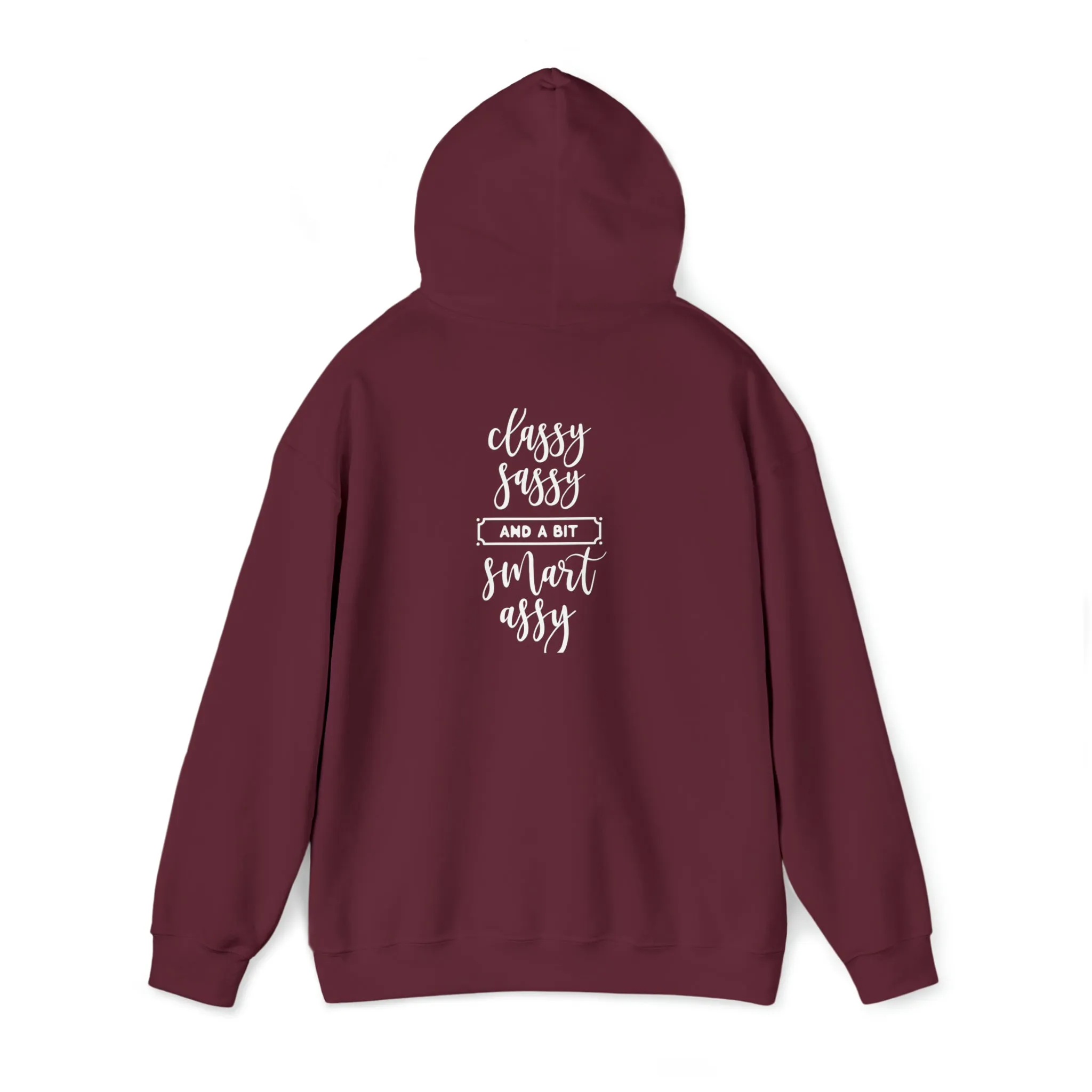Classy Sassy and a bit smart Assy- Unisex Heavy Blend™ Hooded Sweatshirt