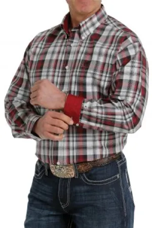 CLMTW1105321 Cinch Mens L/S Plaid