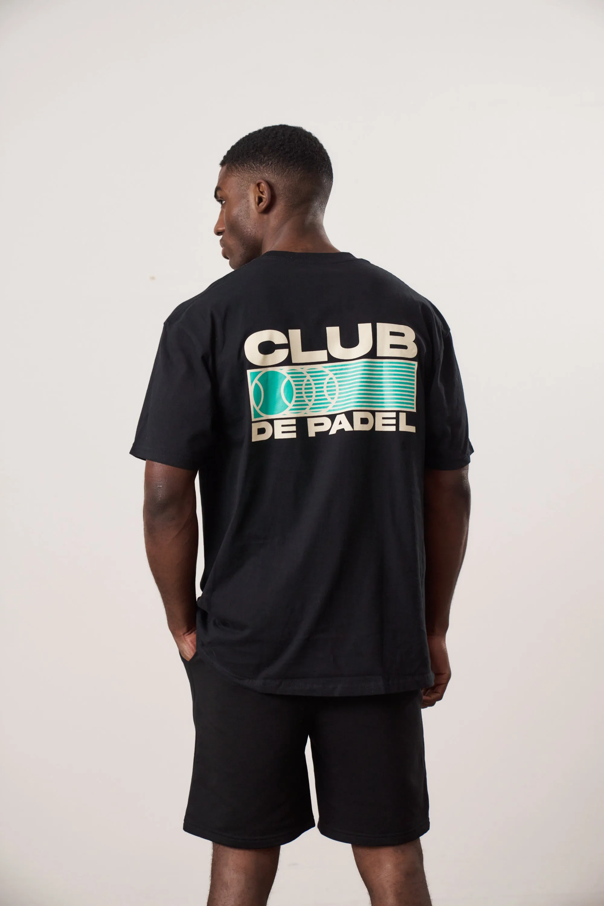 Club de Padel 'Heritage' Tee - Black