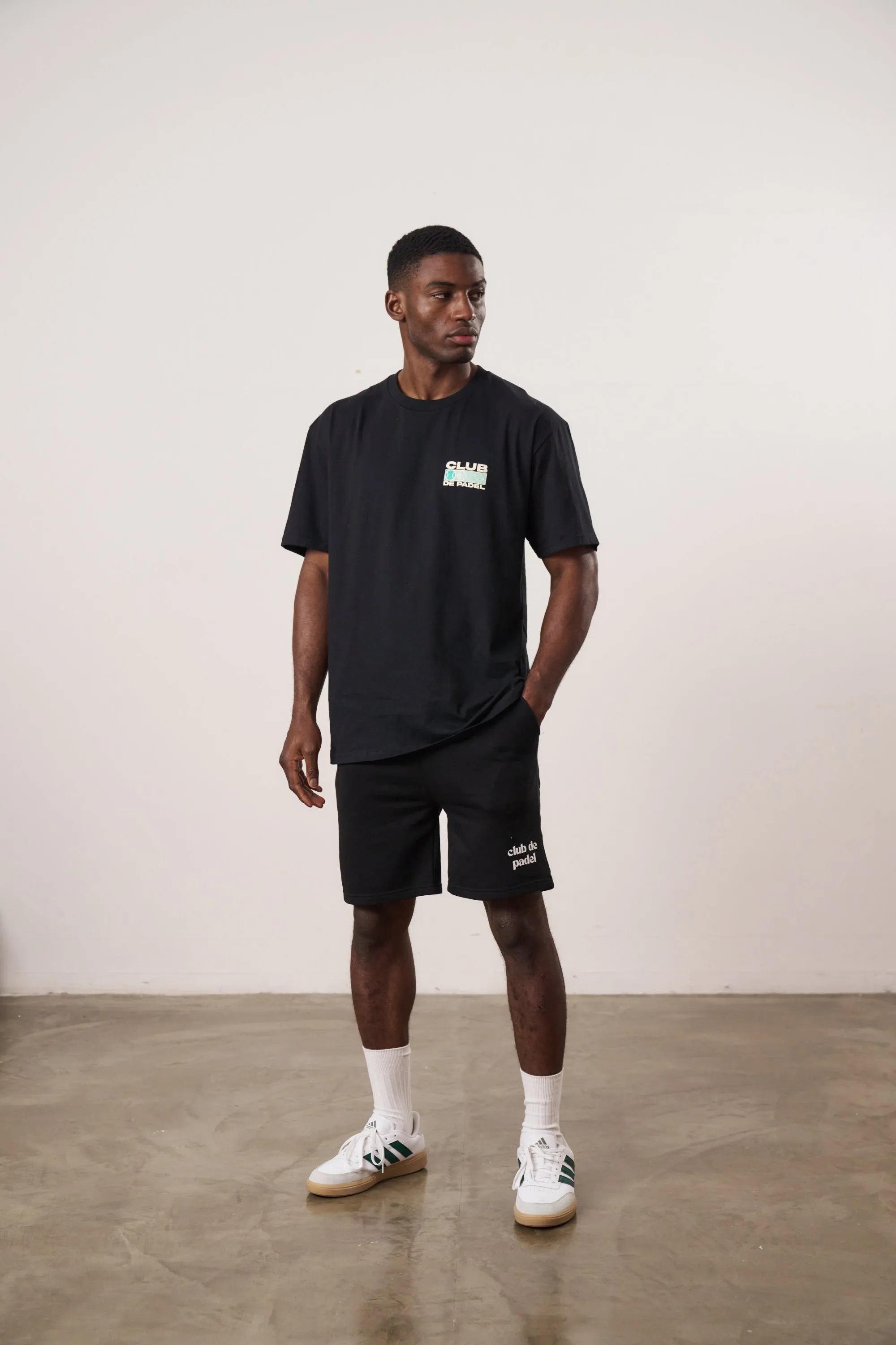 Club de Padel 'Heritage' Tee - Black