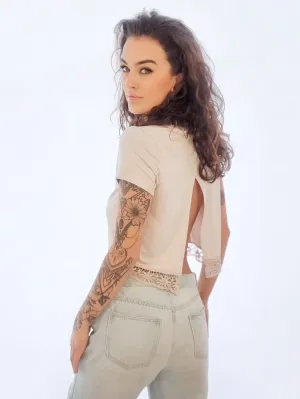 Cream Tracey T-shirt