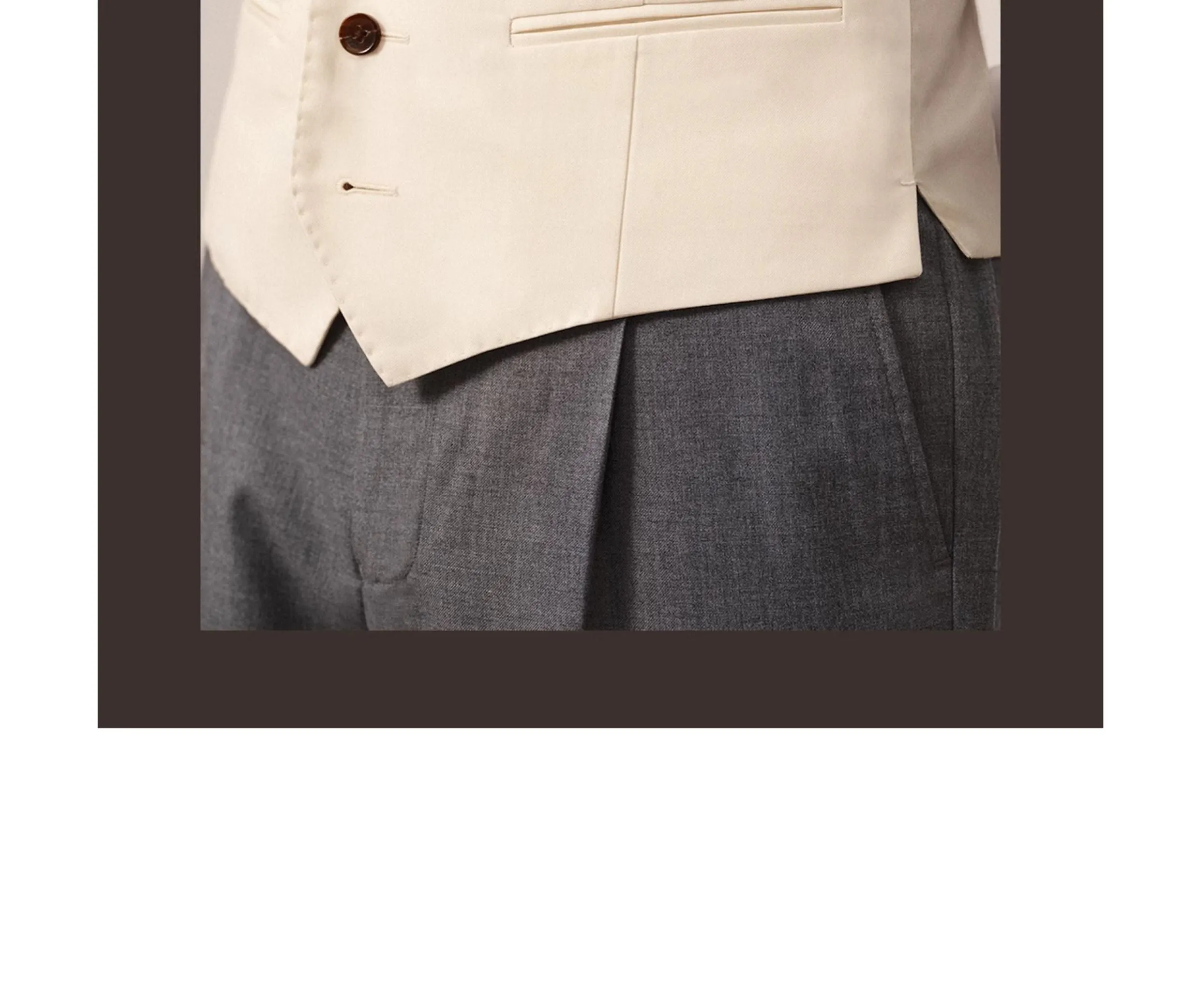 Cream Waistcoat