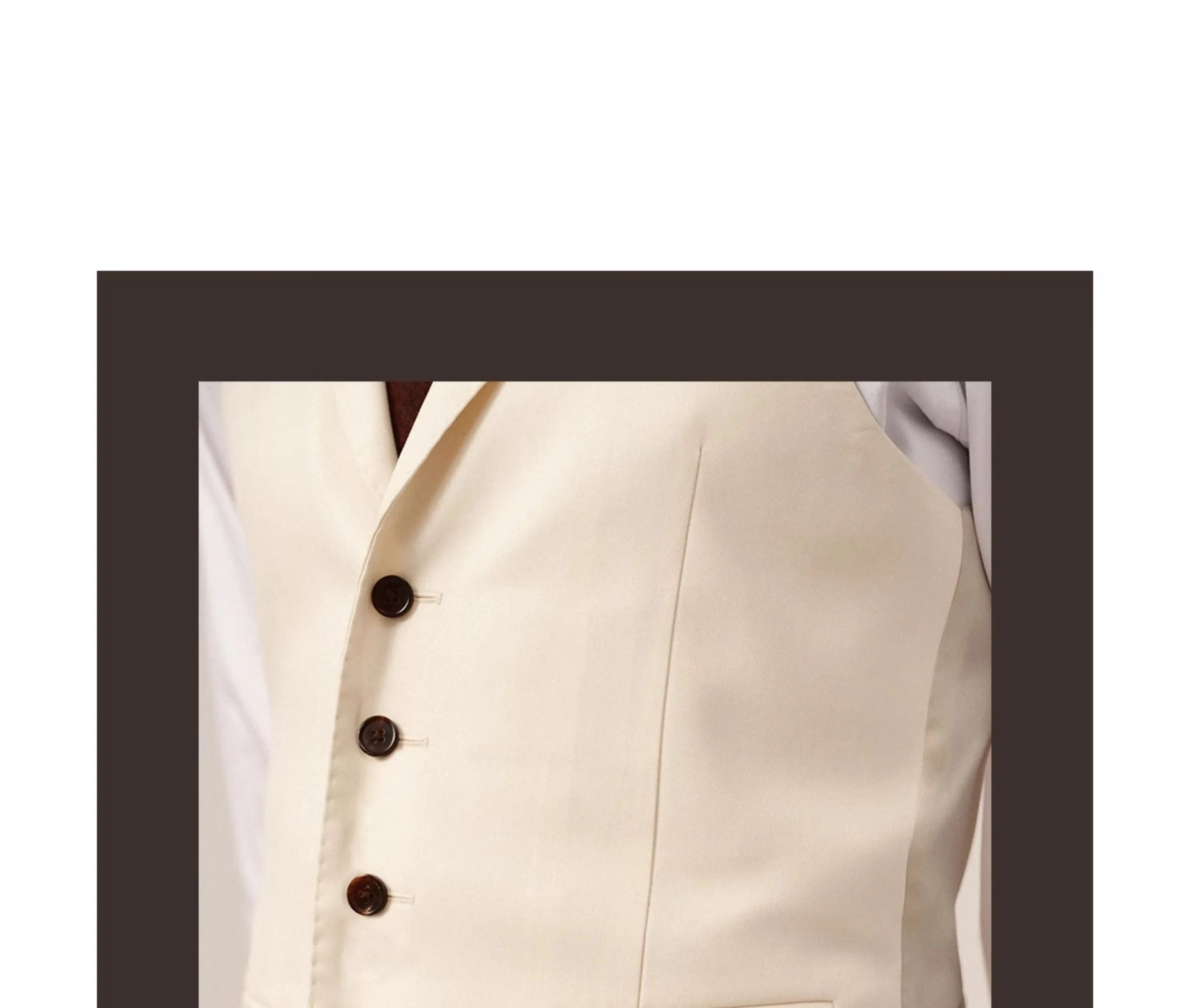 Cream Waistcoat