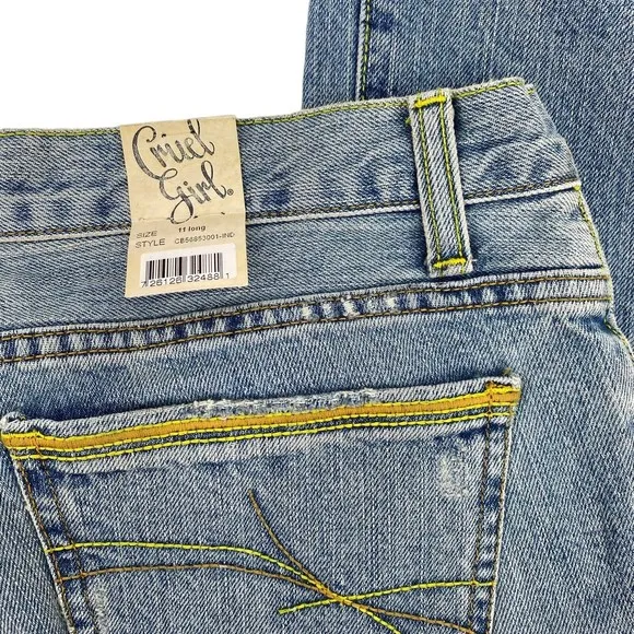 Cruel Girl Jeans Size 11 Long Women’s Kelsey Slim Boot Cut Medium Wash
