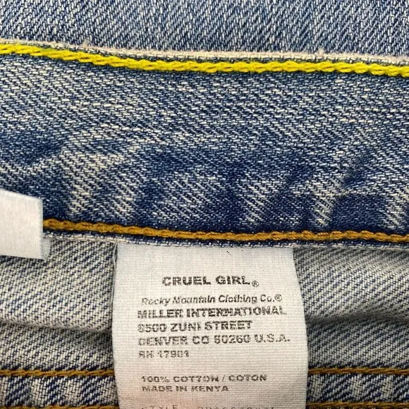 Cruel Girl Jeans Size 11 Long Women’s Kelsey Slim Boot Cut Medium Wash