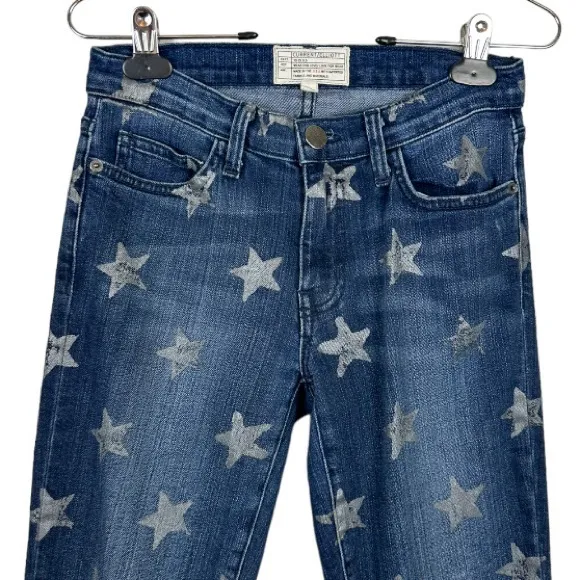 Current Elliot Star Jeans Cropped Size 25