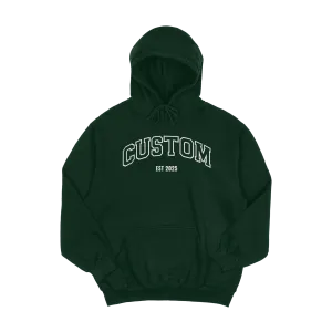 Custom Embroidered Word & Established Date Unisex Hoodies