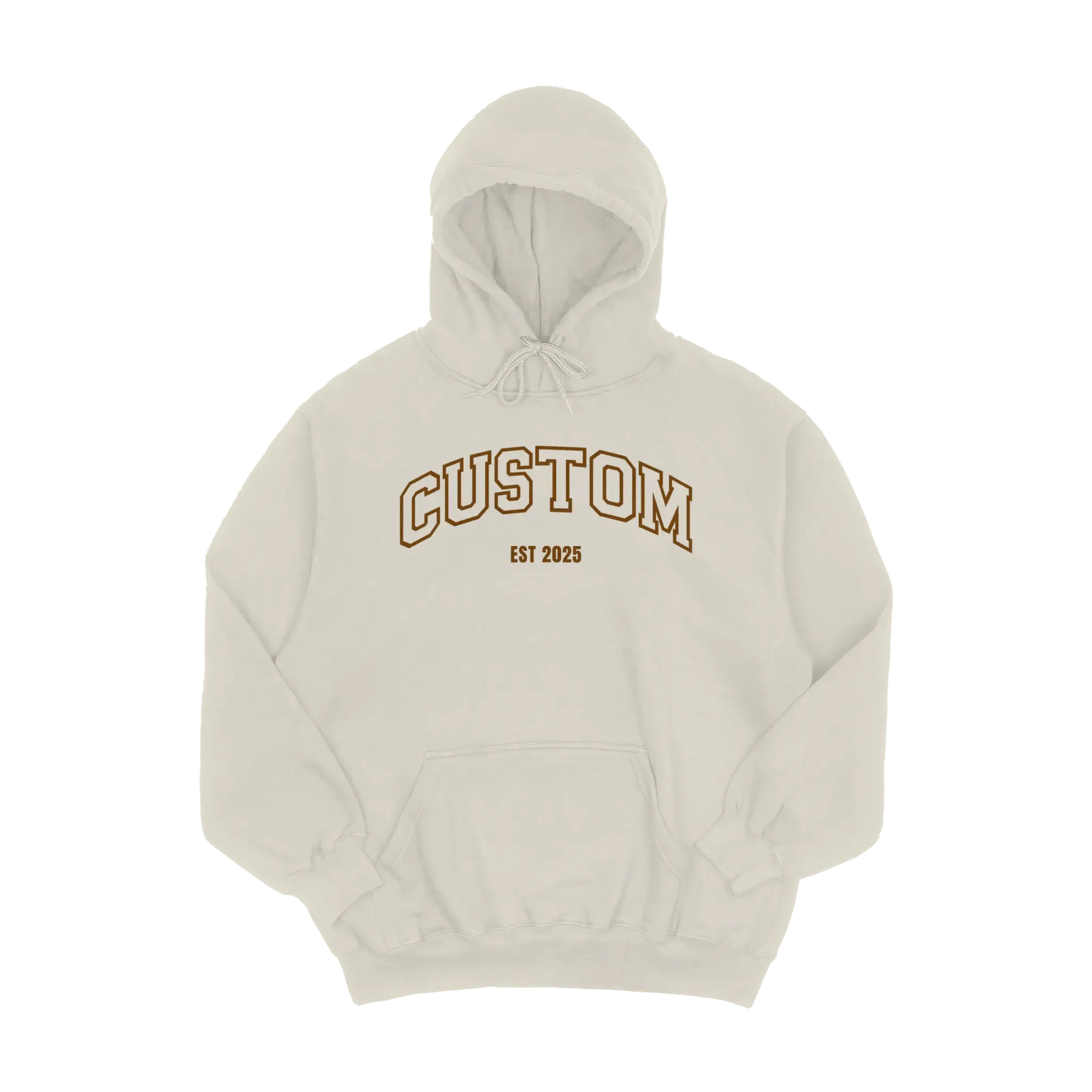 Custom Embroidered Word & Established Date Unisex Hoodies