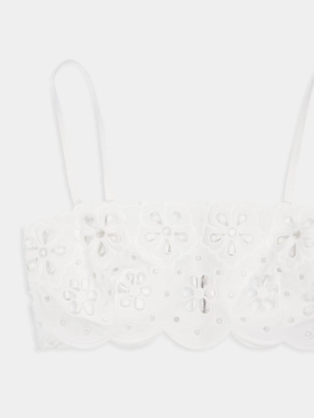 Cut-Out Detailing Cotton Top