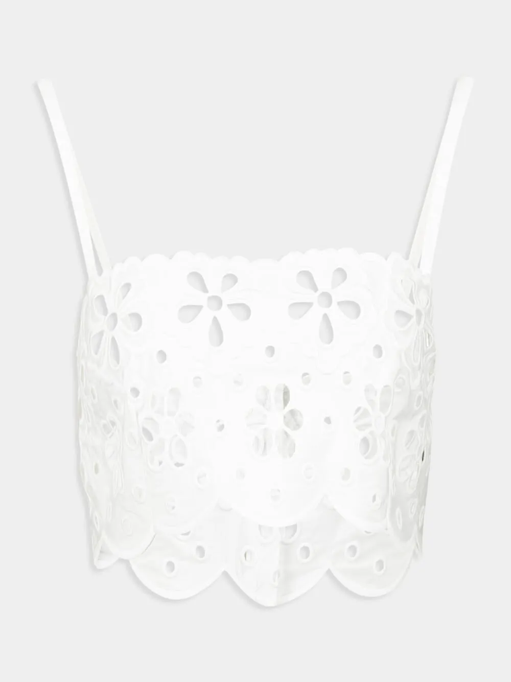Cut-Out Detailing Cotton Top