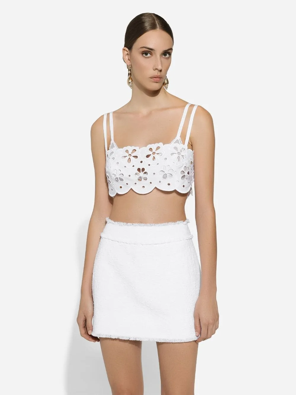 Cut-Out Detailing Cotton Top