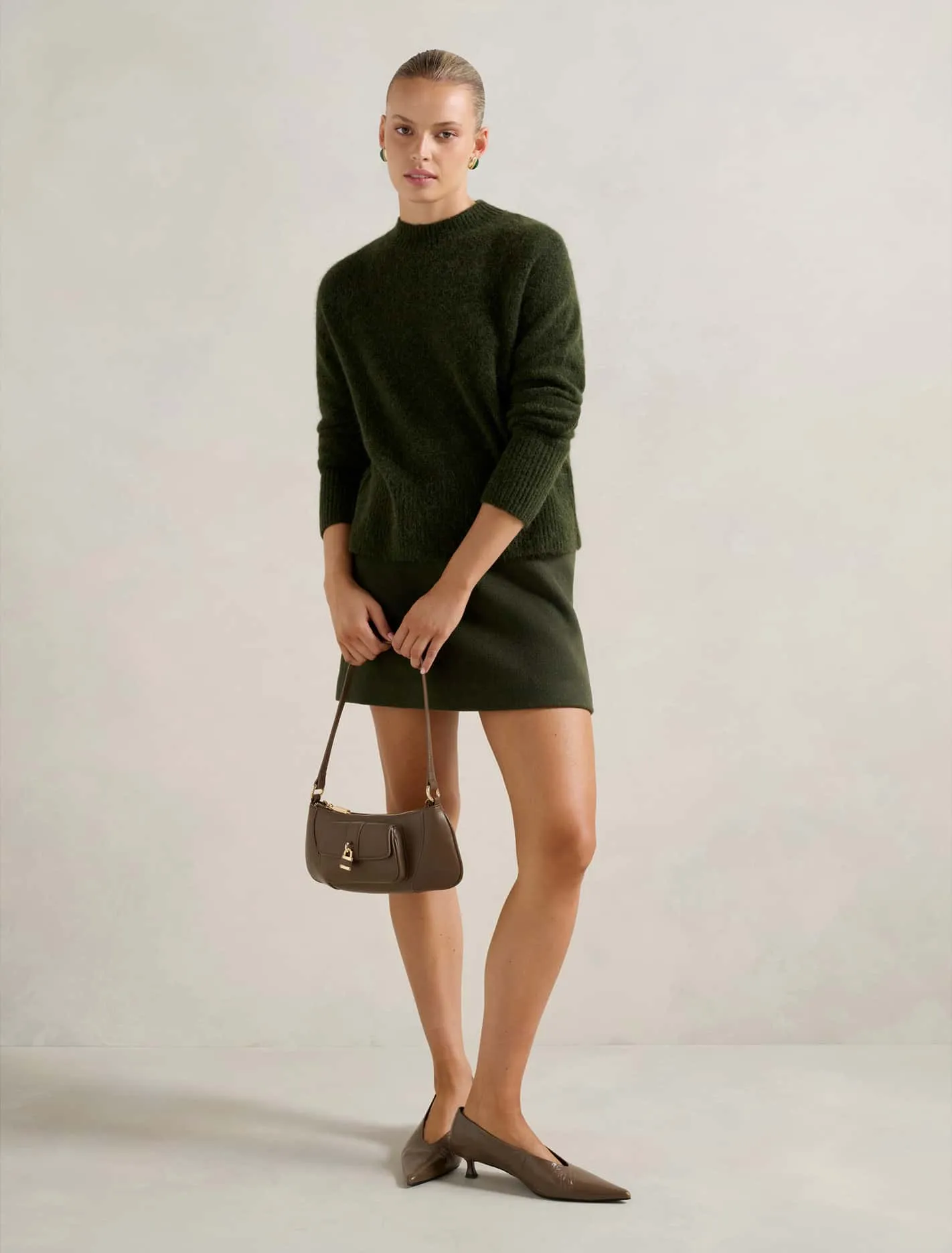 Danica Wool Mini Skirt
