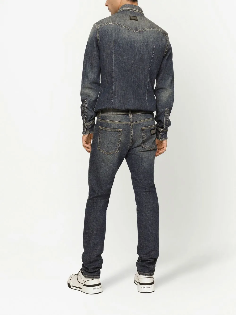 Denim cotton jeans