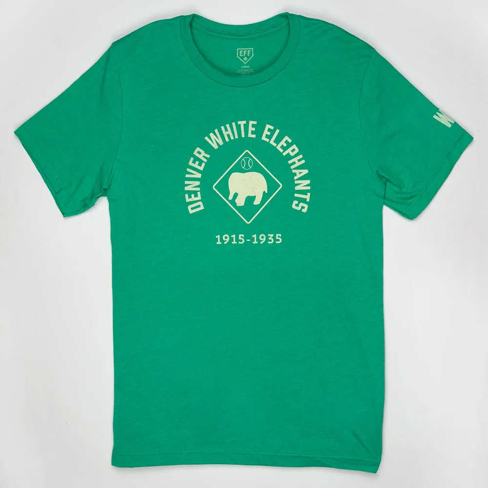 Denver White Elephants T-Shirt