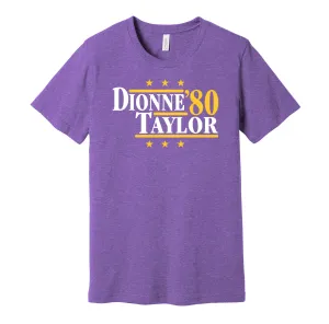 Dionne & Taylor '80 - Los Angeles Hockey Legends Political Campaign Parody T-Shirt - Hyper Than Hype Shirts
